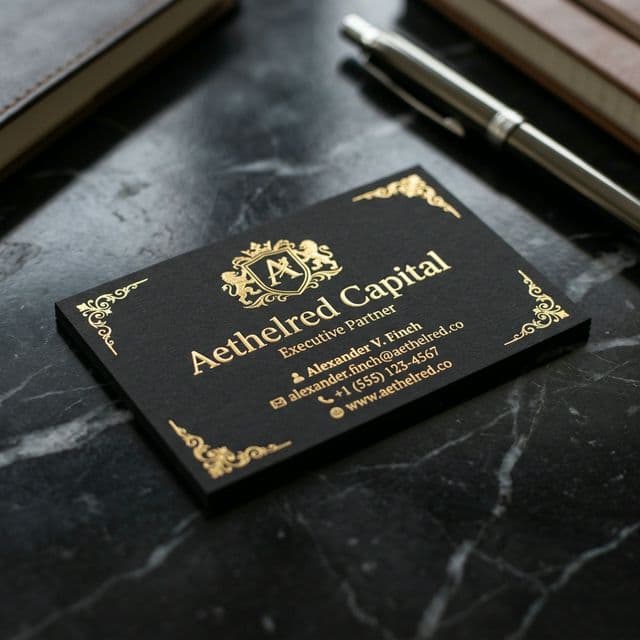 Premium Foil Visiting Cards